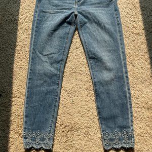 loft jeans size 0